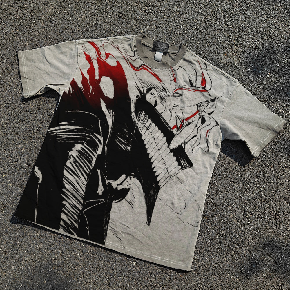 Dan Da Dan Anime DTG Printed T-shirt Men's Cotton